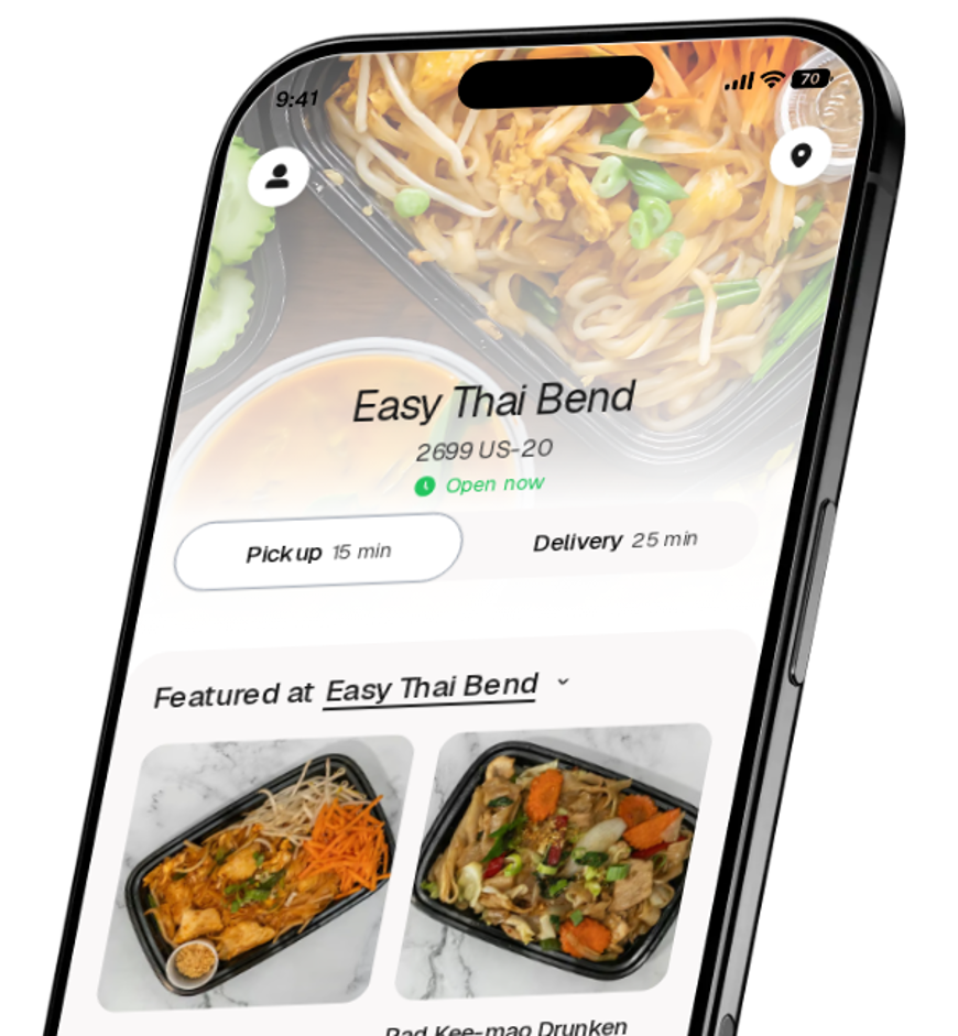 Easy Thai Bend app preview