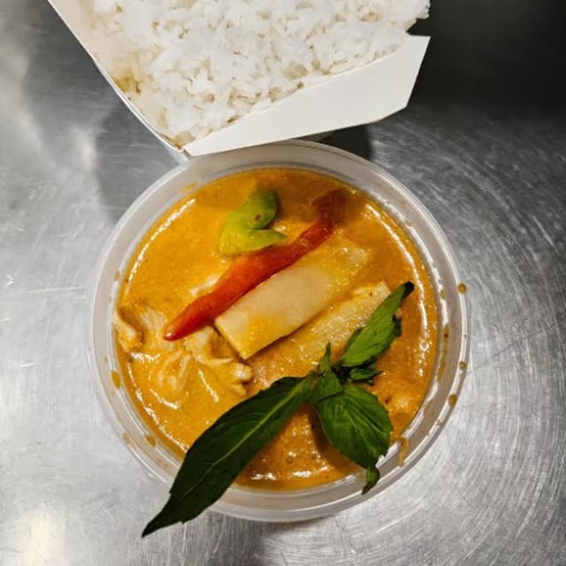 Bamboo Shoot Red Curry.